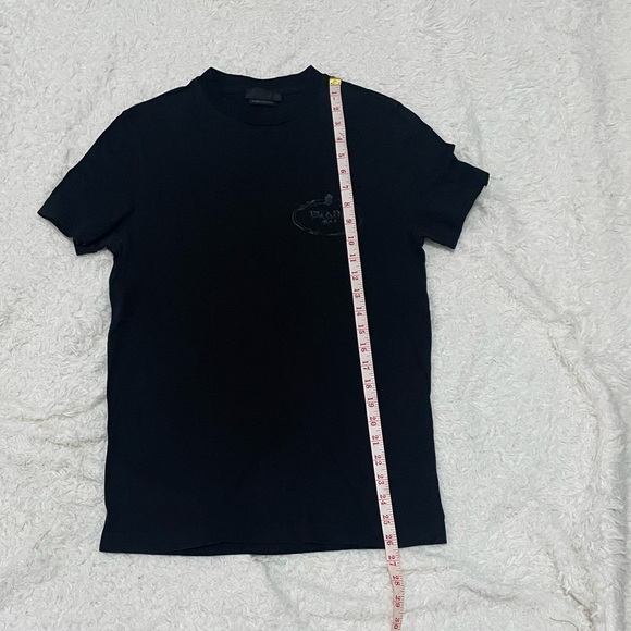 Prada Charcoal Men's Short Sleeve Tee - Picture 10 of 16